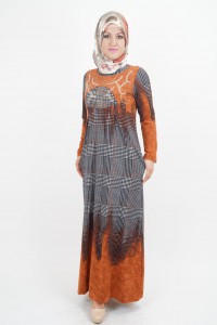 купить мусульманские платья оптом  Классическое платье Hurrems Feride
