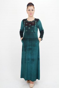 Новая коллекция велюровых платьев от хюррем фериде