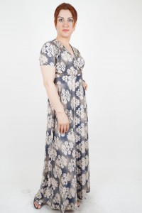 Short sleeve flower dress