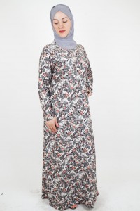 flowered hijab dress