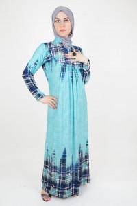square-patterned dress