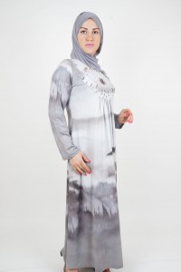 3D-Design hijab dress