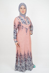 Бисерное платье из хиджаба